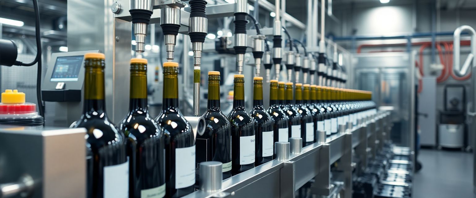 Linea De Embotellado De Vino