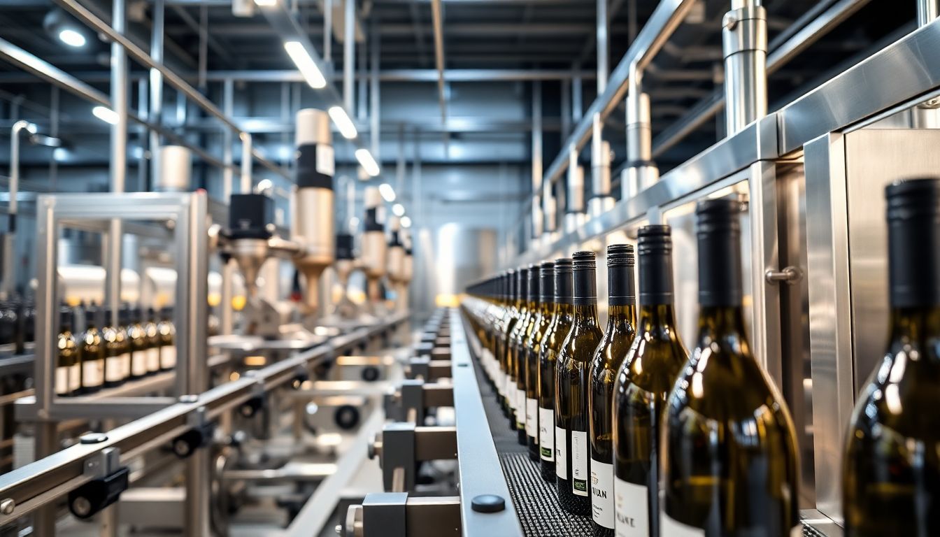 Linea de Embotellado de Vino