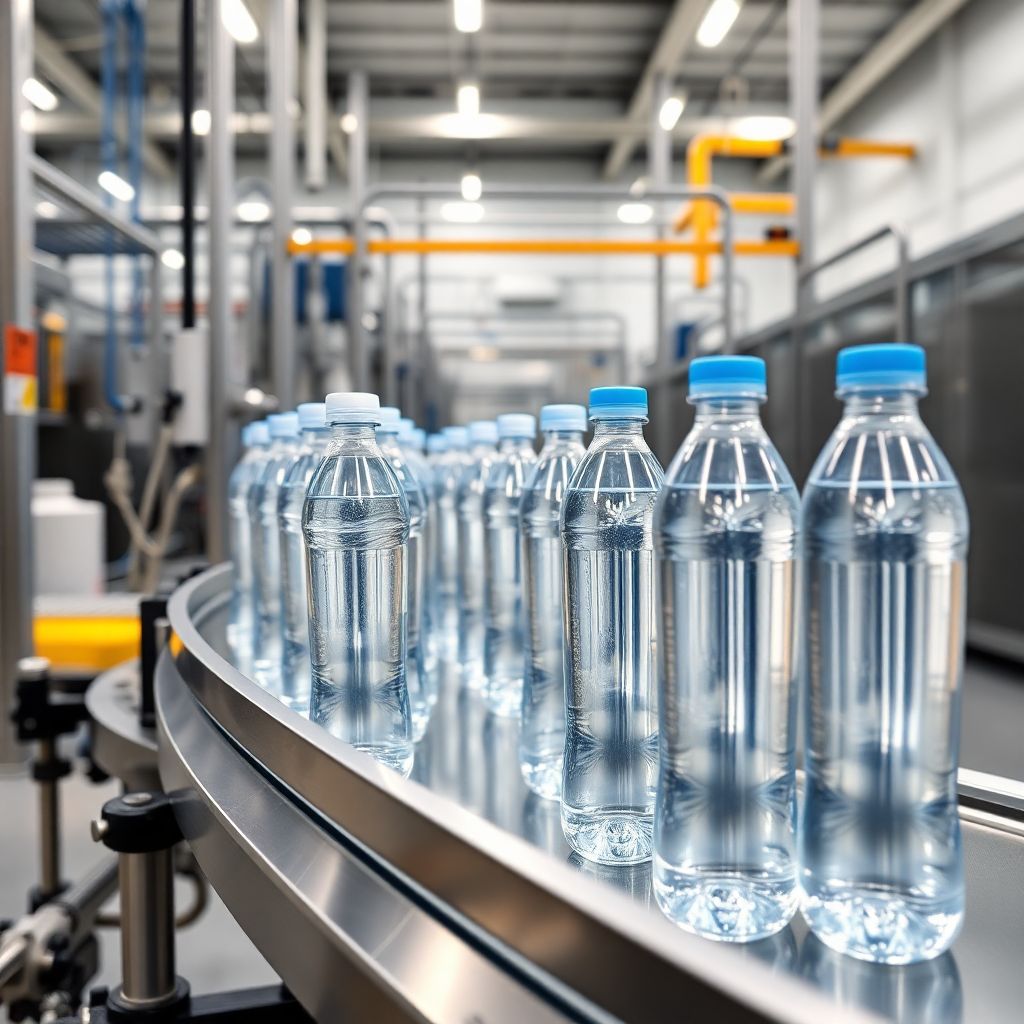 Linea de Produccion de Agua Embotellada