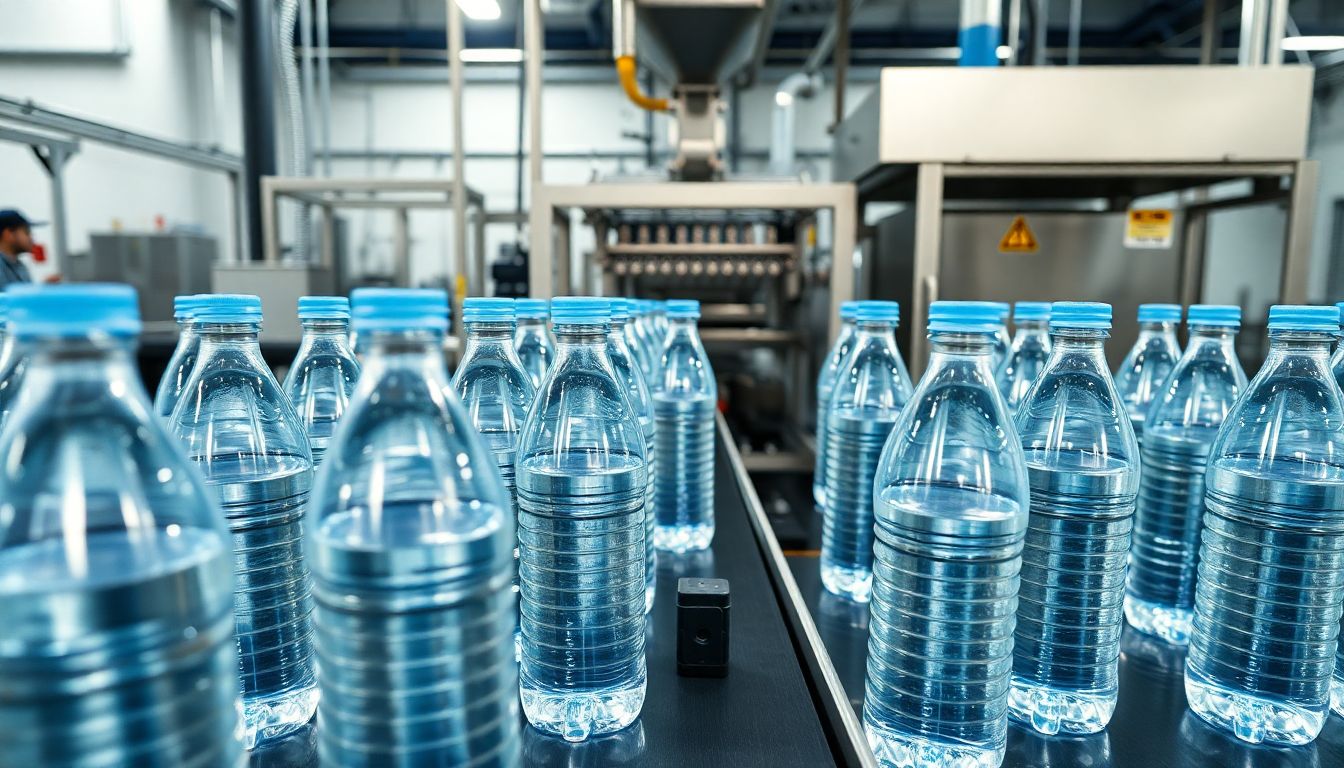 Linea de Produccion de Agua Embotellada